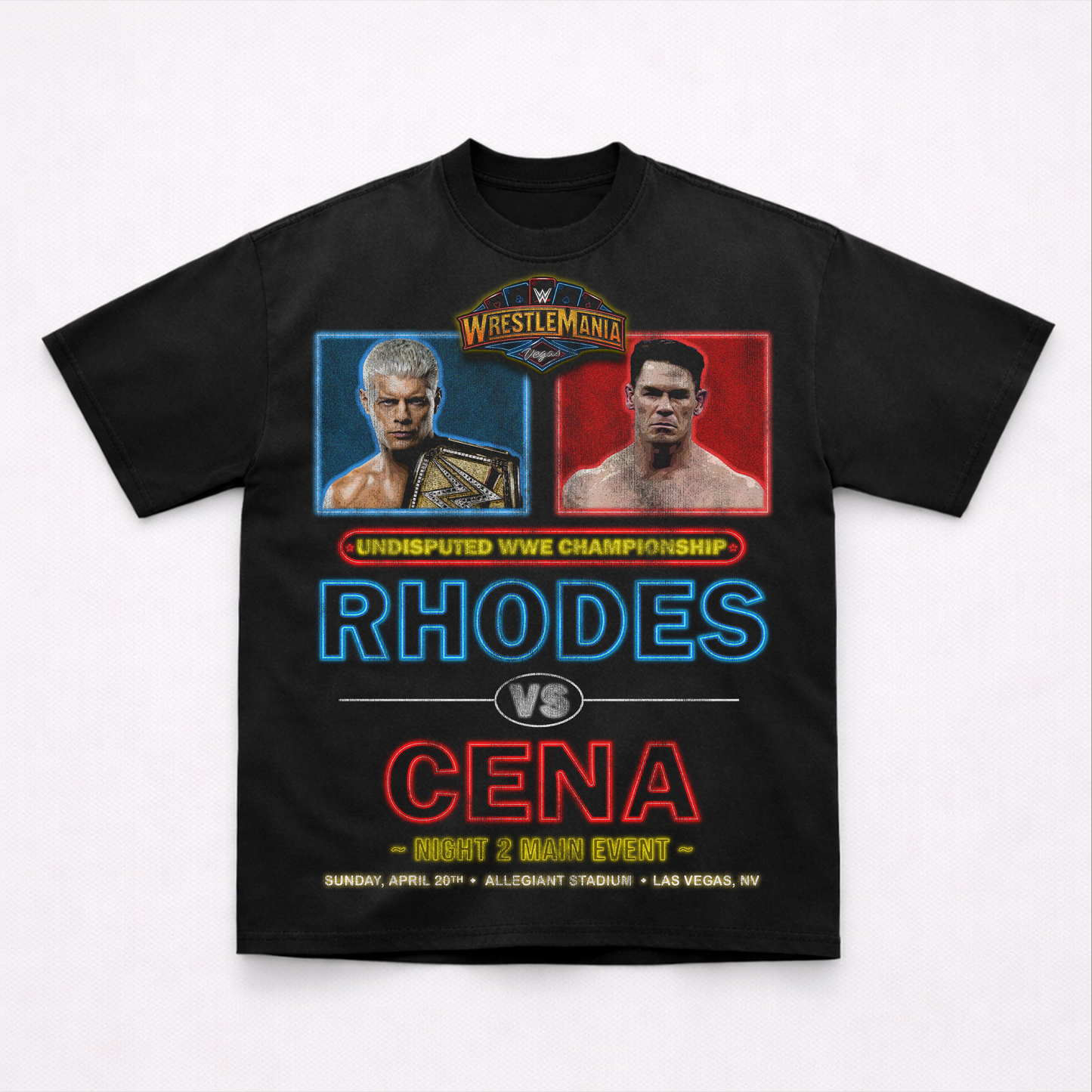 CENA VS RHODES TEE